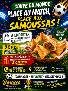 samoussas à emporter